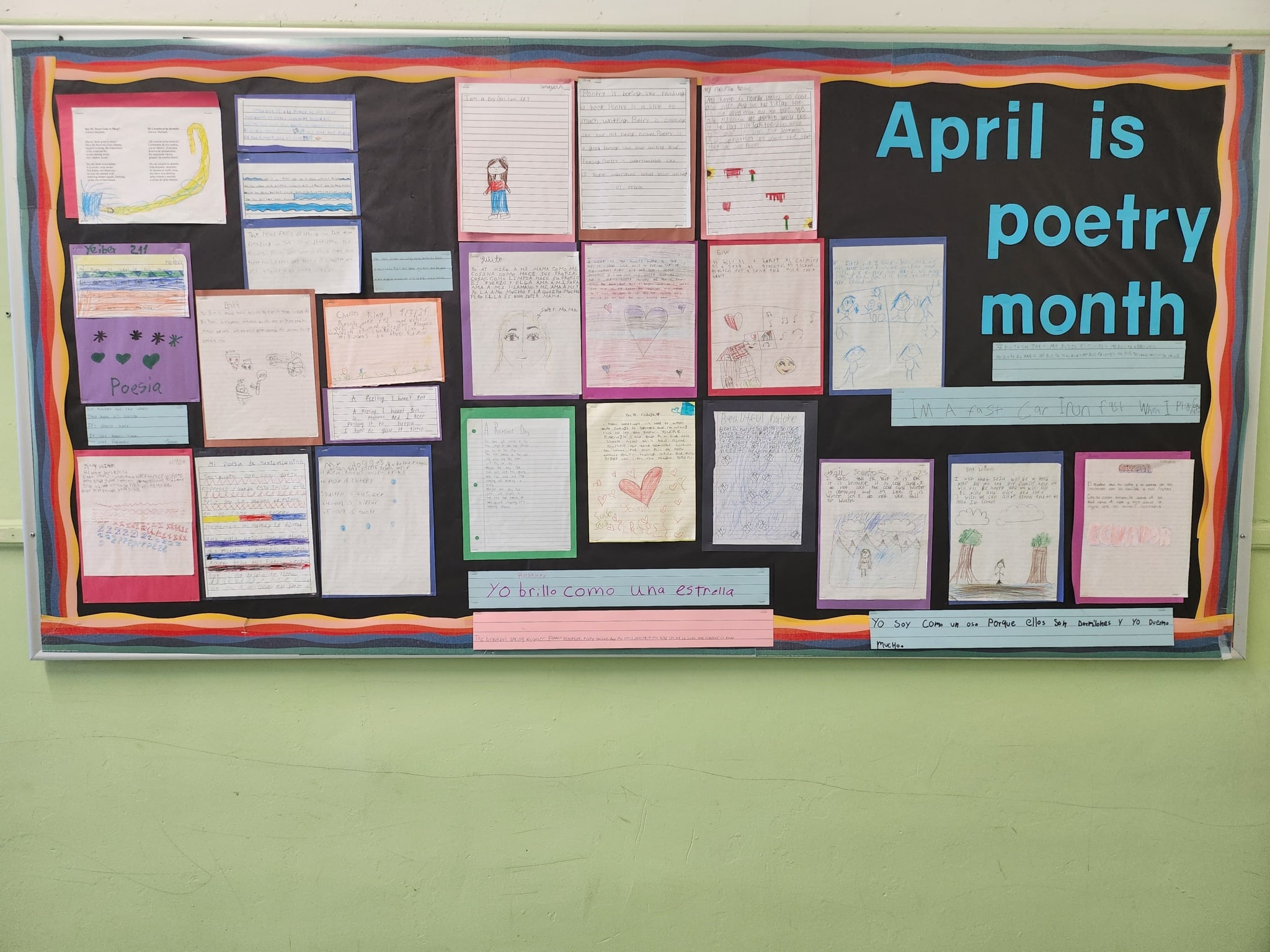 Sabin 4th Grade: Celebrating National Poetry Month! - The Chicago 